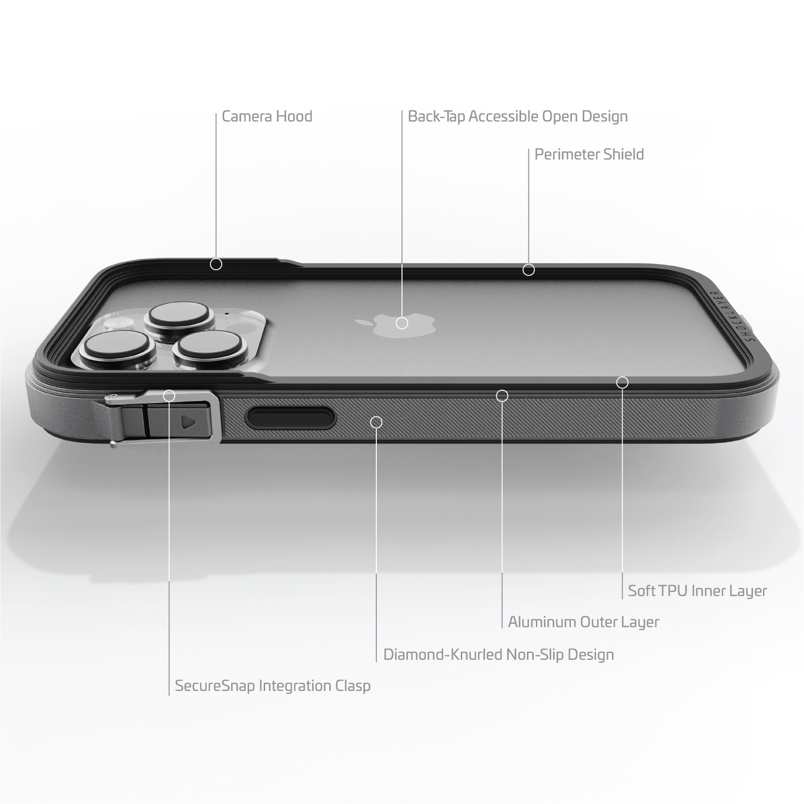 RhinoShield Crystal Clear Case Compatible con iPhone Dominican Republic